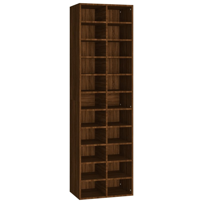 Modern Wooden Large Open Shoe Storage Cabinet Unit With 22 Compartments