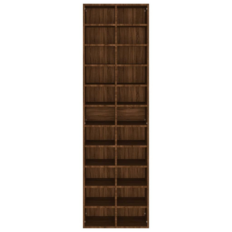 Modern Wooden Large Open Shoe Storage Cabinet Unit With 22 Compartments