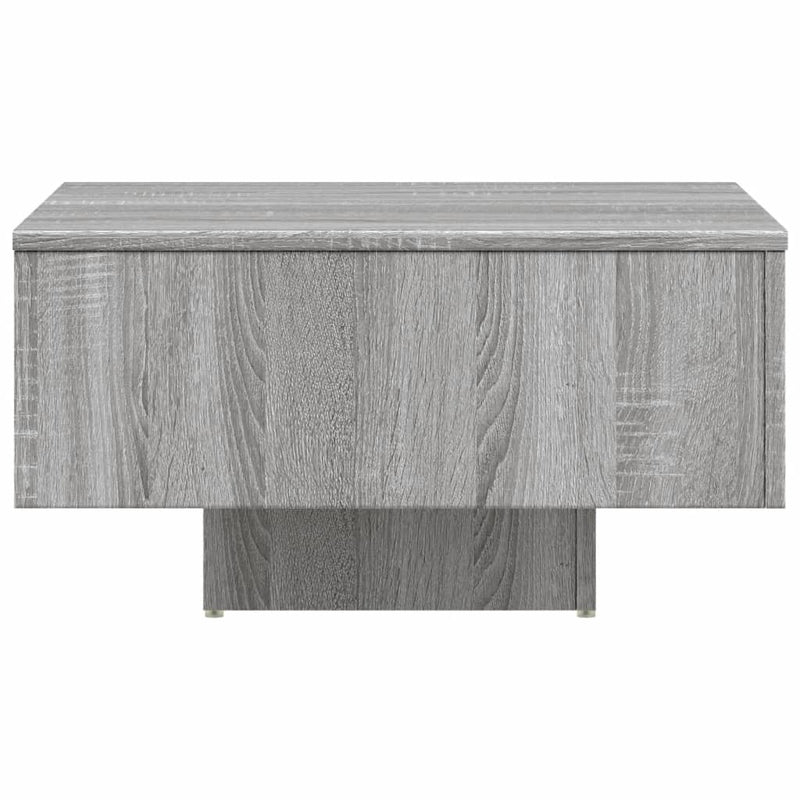 Coffee Table Grey Sonoma 60x60x31.5 cm Engineered Wood