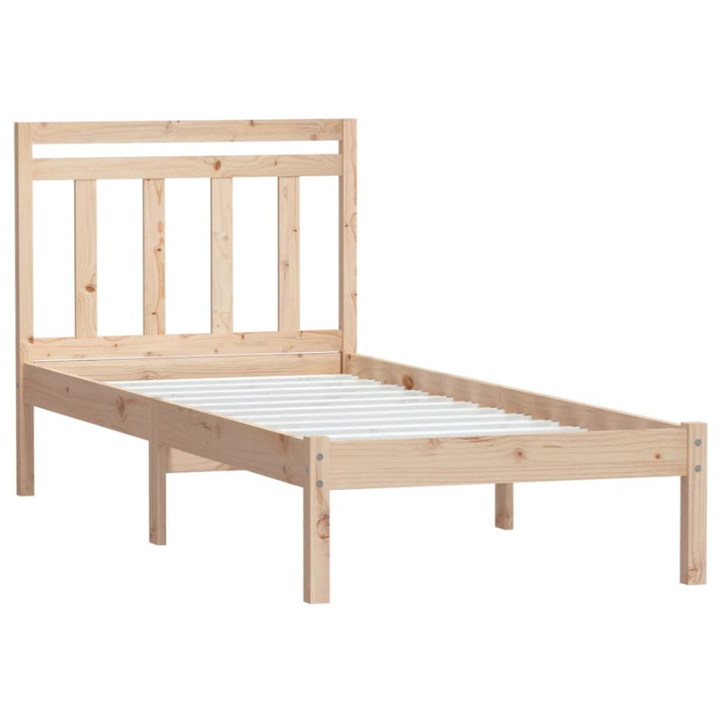 Bed Frame without Mattress Small Single Solid Wood