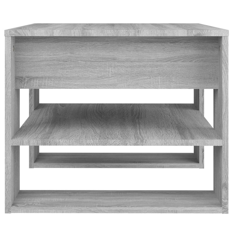 Coffee Table Grey Sonoma 55.5x55x45 cm Engineered Wood