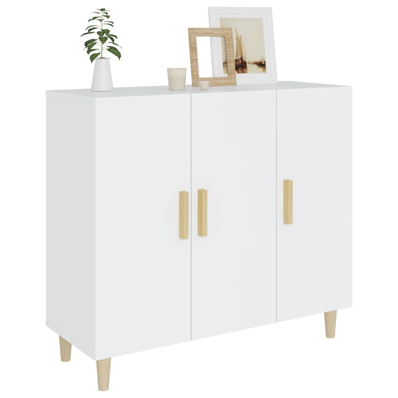 Modern Wooden 3 Door Home Sideboard Storage Cabinet Dining Room Wood Unit