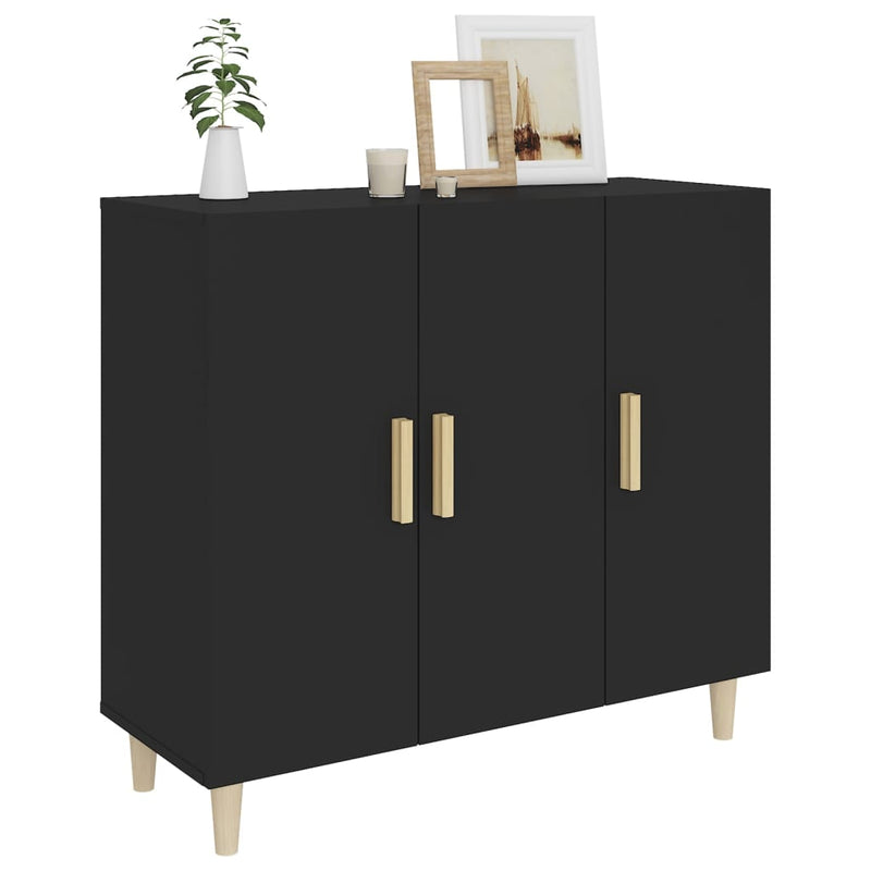 Modern Wooden 3 Door Home Sideboard Storage Cabinet Dining Room Wood Unit