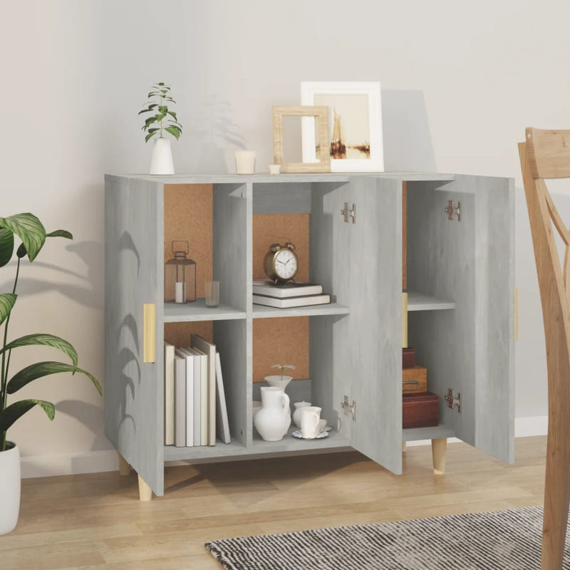 Modern Wooden 3 Door Home Sideboard Storage Cabinet Dining Room Wood Unit