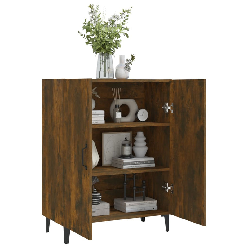 Modern Wooden 2 Door Home Sideboard Storage Cabinet Wood Dining Room Unit