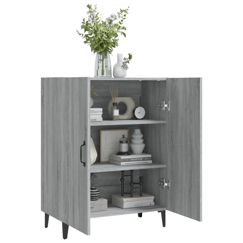 Modern Wooden 2 Door Home Sideboard Storage Cabinet Wood Dining Room Unit