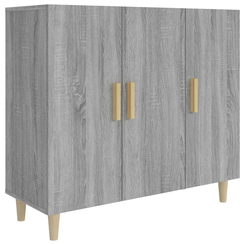 Modern Wooden 3 Door Home Sideboard Storage Cabinet Dining Room Wood Unit