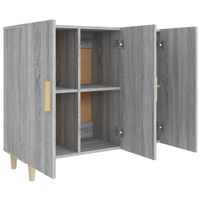 Modern Wooden 3 Door Home Sideboard Storage Cabinet Dining Room Wood Unit