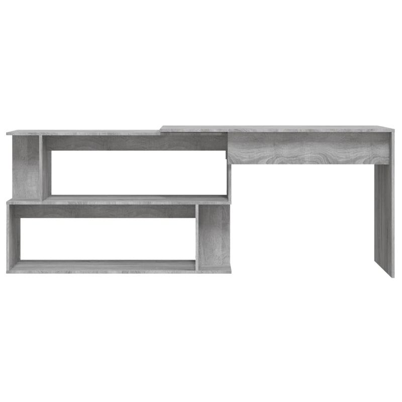 Modern Wooden Rotatable Home Office Corner Computer Desk Table With Storage