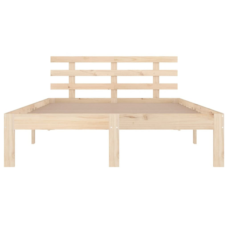 Bed Frame without Mattress Solid Wood 200x200 cm