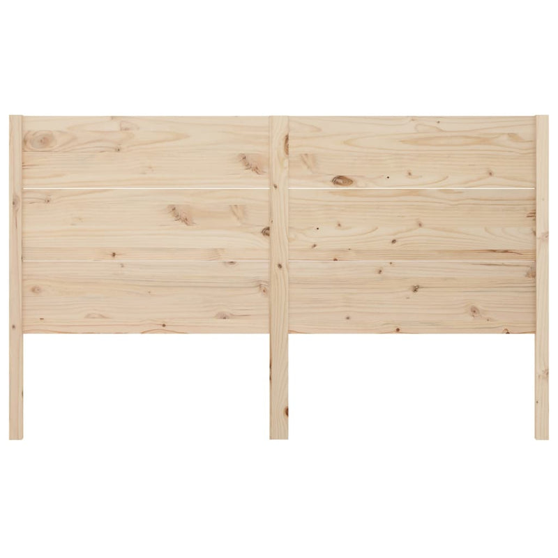Headboard 206x4x100 cm Solid Wood Pine