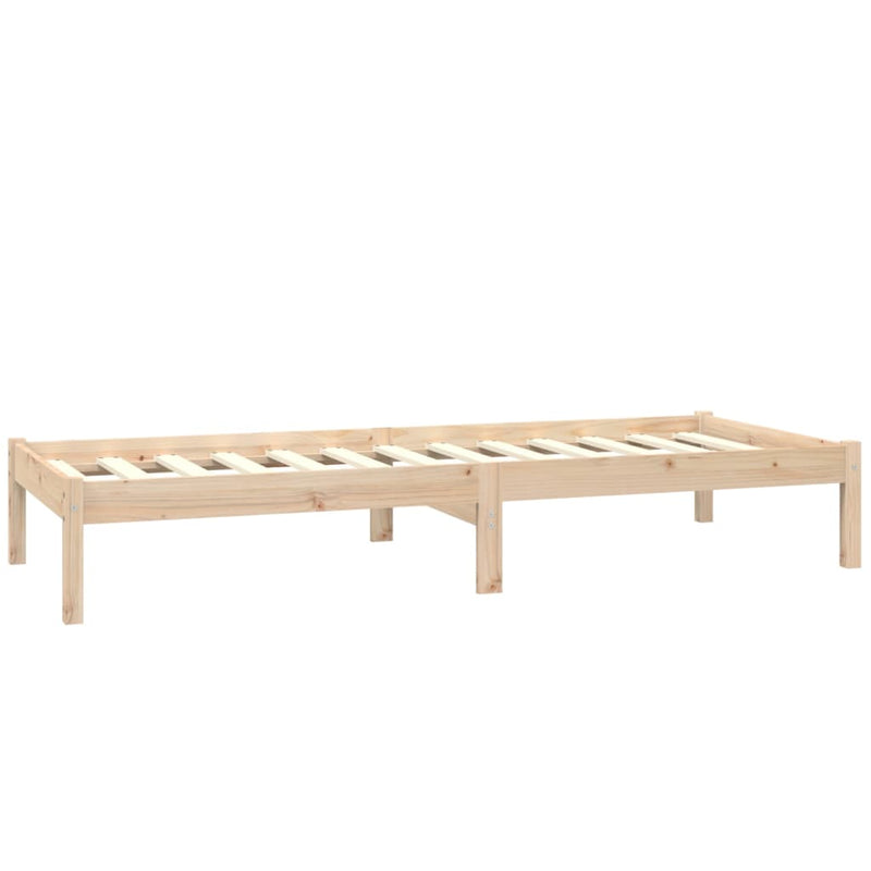 Bed Frame without Mattress Solid Wood Small Single