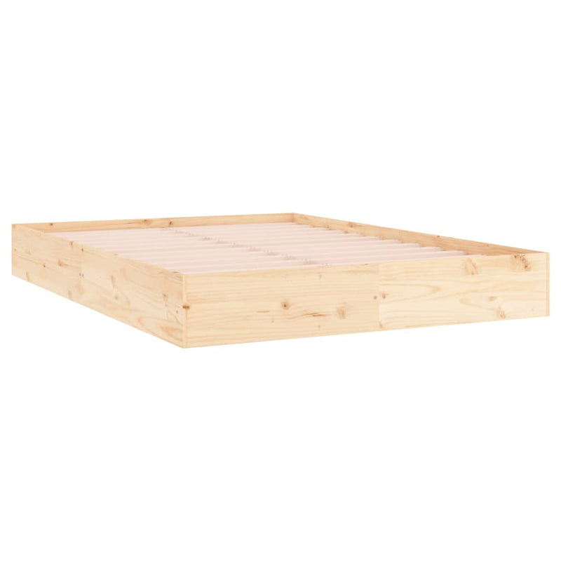 Bed Frame without Mattress Solid Wood 120x200 cm