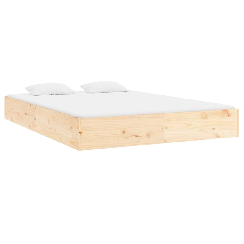 Bed Frame without Mattress Solid Wood 120x200 cm