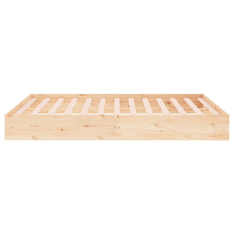 Bed Frame without Mattress Solid Wood 120x200 cm