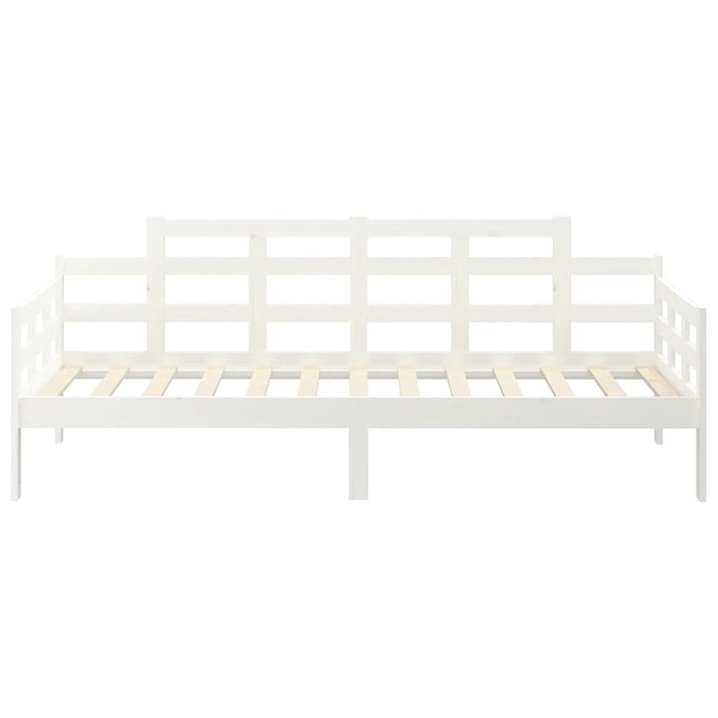 Day Bed without Mattress White Solid Wood Pine 80x200 cm