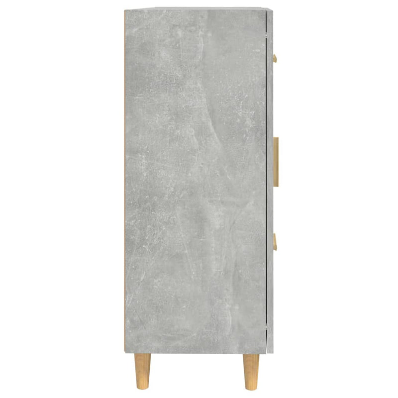 Sideboard Concrete Grey 69.5x34x90 cm Engineered Wood
