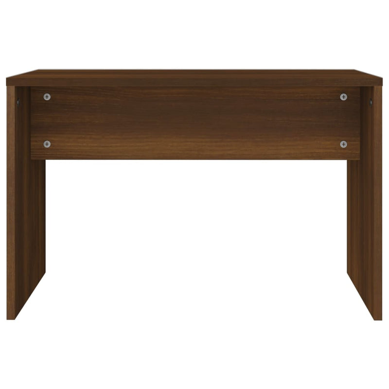 Modern Wooden Dressing Table Makeup Vanity Desk Set With Mirror & Stool
