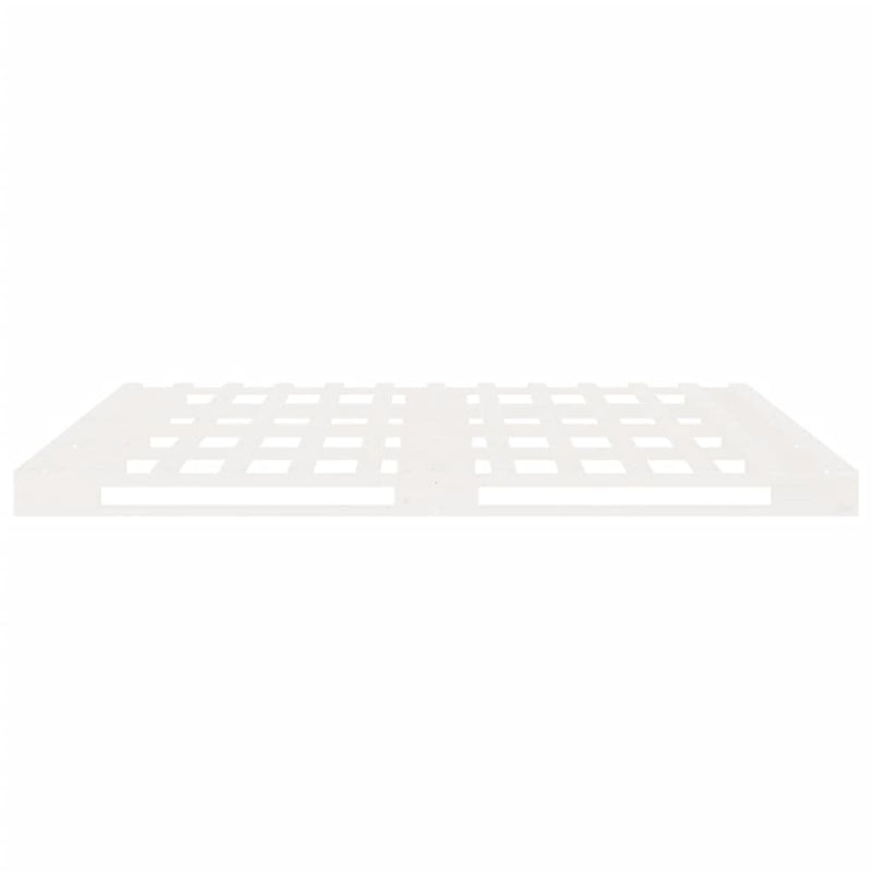 Bed Frame without Mattress White 160x200 cm Solid Wood Pine