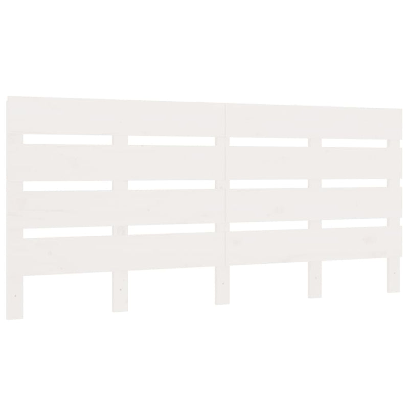 Bed Frame without Mattress White 180x200 cm Super King Solid Wood Pine
