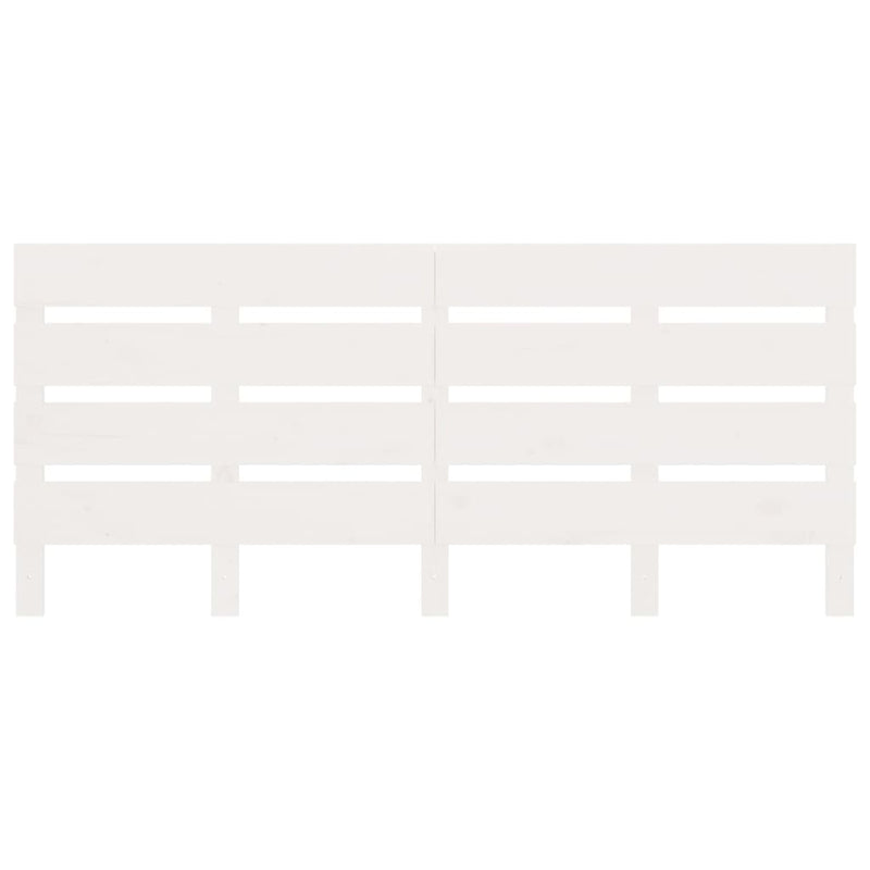 Bed Frame without Mattress White 180x200 cm Super King Solid Wood Pine