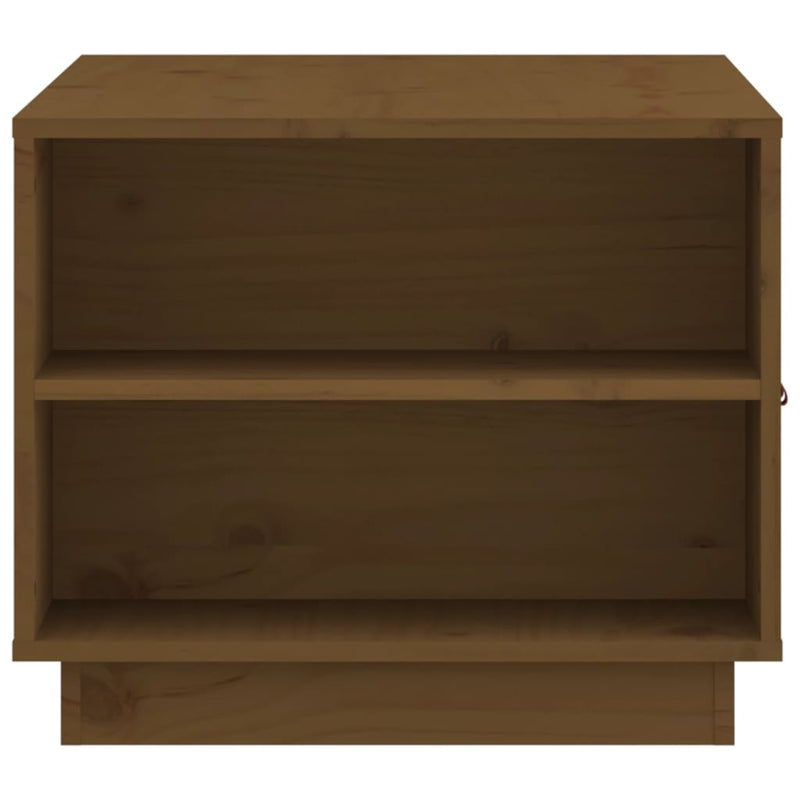 Coffee Table Honey Brown 100x50x41 cm Solid Wood Pine