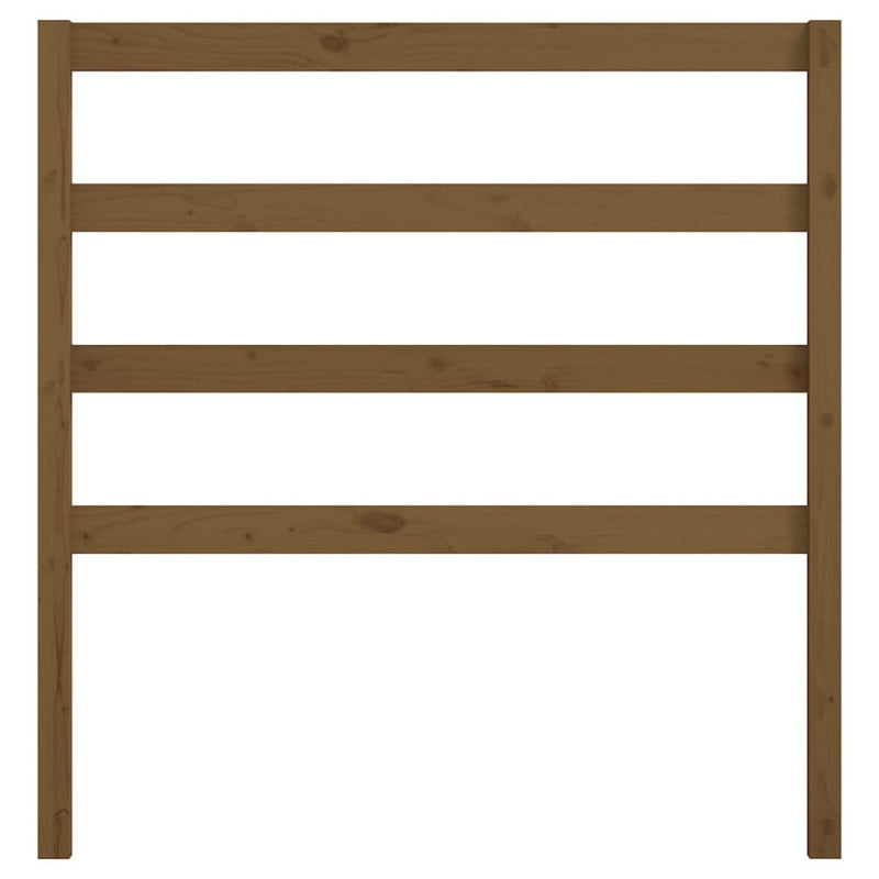 Bed Headboard Honey Brown 95x4x100 cm Solid Wood Pine