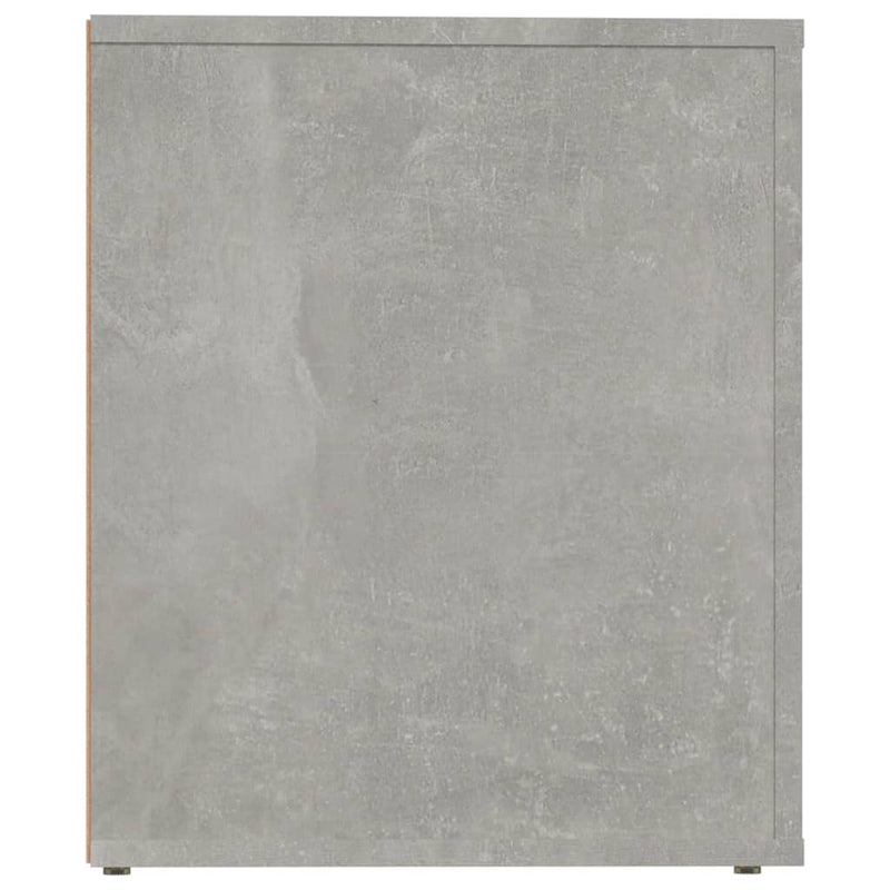Bedside Cabinet Concrete Grey 50x39x47 cm