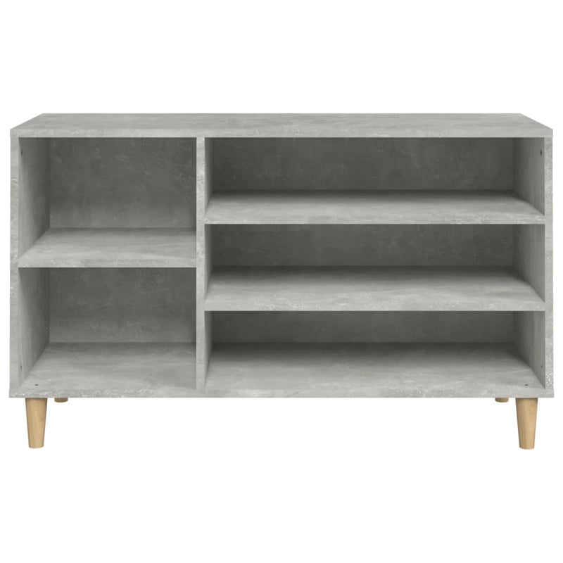 Modern Wooden Hallway Open Shoe Storage Cabinet Unit Organiser Wood Trainer Rack