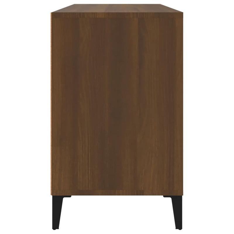 Modern Wooden Hallway Shoe Storage Cabinet Unit Organiser With Open Shelves