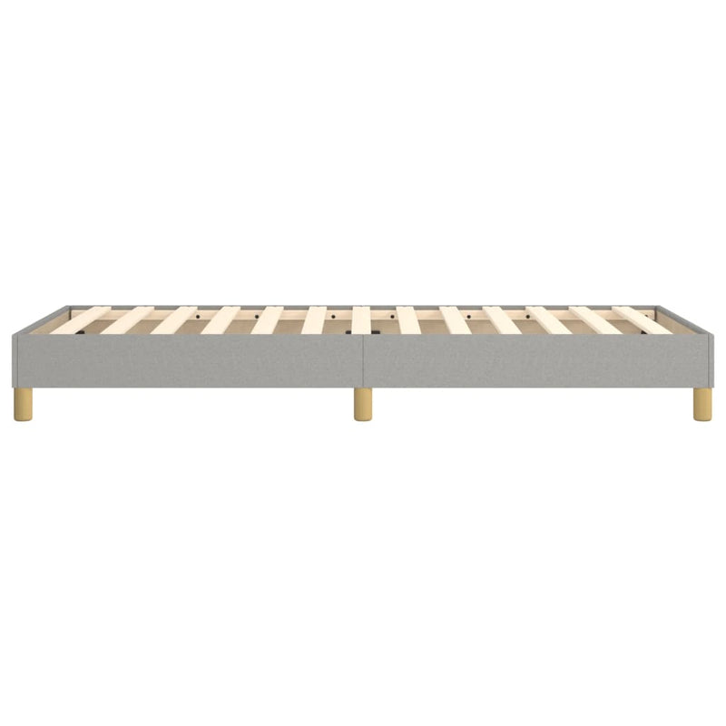 Bed Frame without Mattress Light Grey Single Fabric (UK/IE/FI/NO only)
