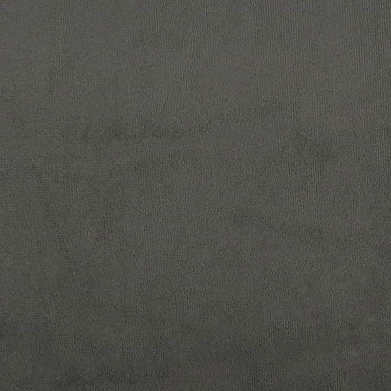 Bed Frame without Mattress Dark Grey Single Velvet (UK/IE/FI/NO only)