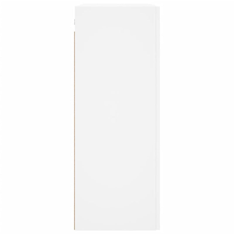 Wall Mounted Cabinets 2 pcs White 69.5x34x90 cm