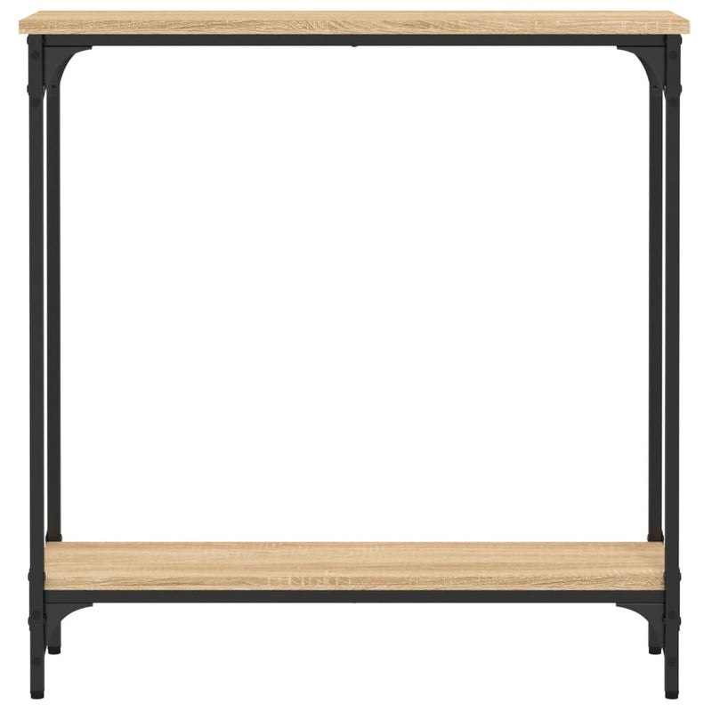 Console Table Sonoma Oak 75x22.5x75 cm Engineered Wood