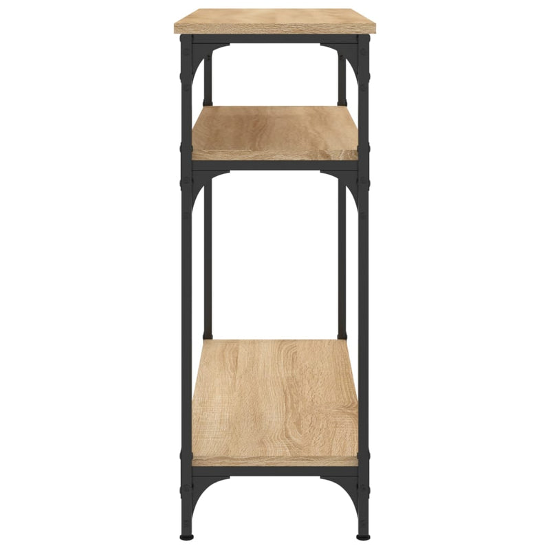 Console Table Sonoma Oak 75x29x75 cm Engineered Wood