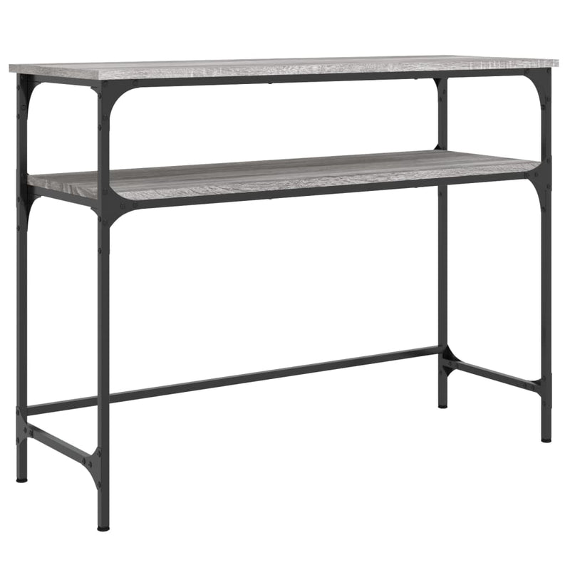 Console Table Grey Sonoma 100x35.5x75 cm Engineered Wood