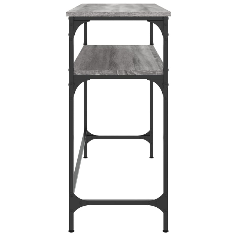 Console Table Grey Sonoma 100x35.5x75 cm Engineered Wood
