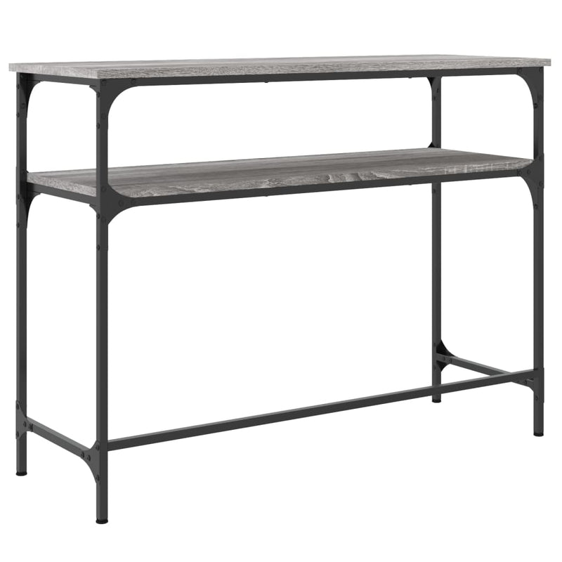 Console Table Grey Sonoma 100x35.5x75 cm Engineered Wood