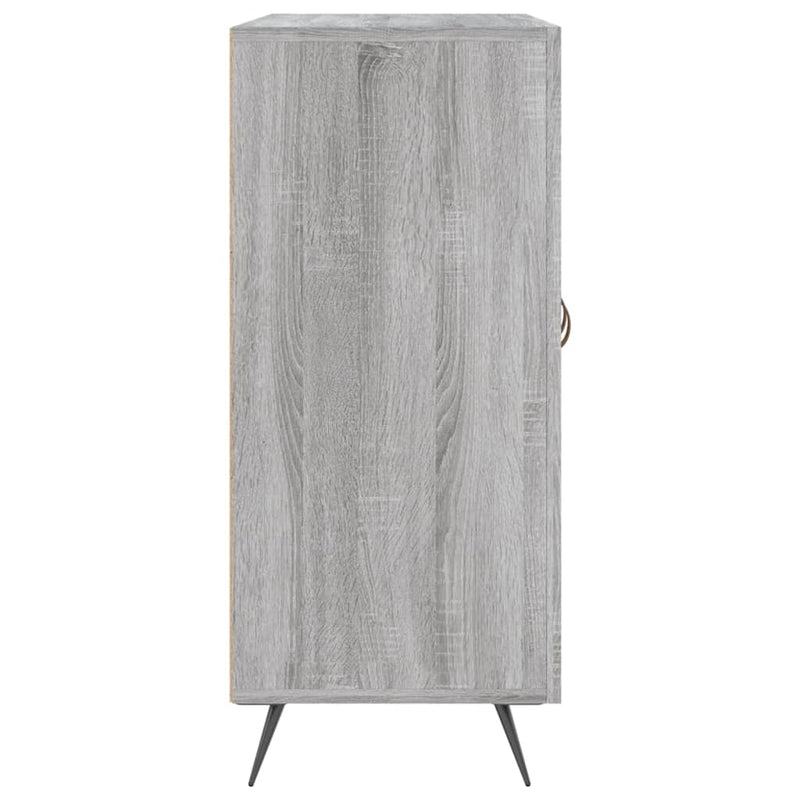 Sideboard Grey Sonoma 90x34x80 cm Engineered Wood