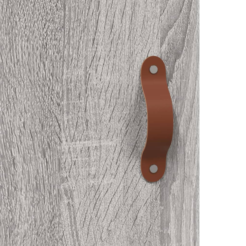 Sideboard Grey Sonoma 90x34x80 cm Engineered Wood