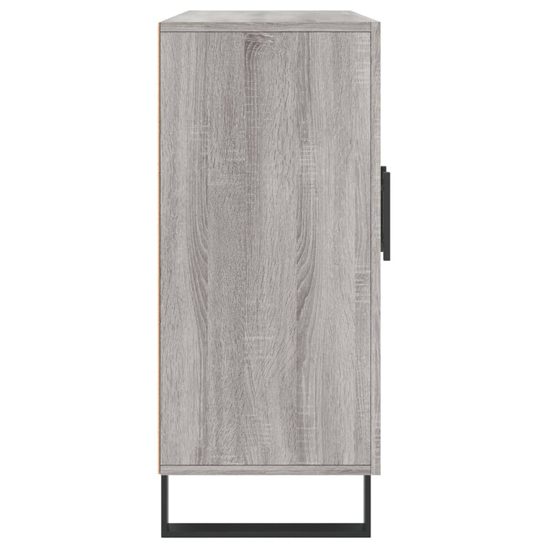Sideboard Grey Sonoma 90x34x80 cm Engineered Wood