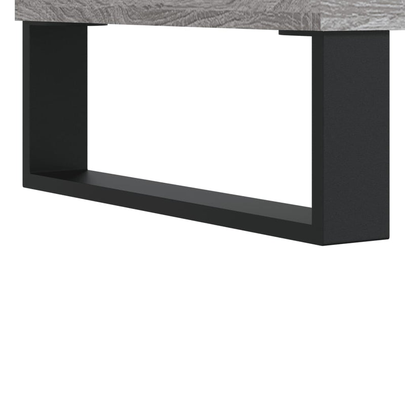 Sideboard Grey Sonoma 90x34x80 cm Engineered Wood