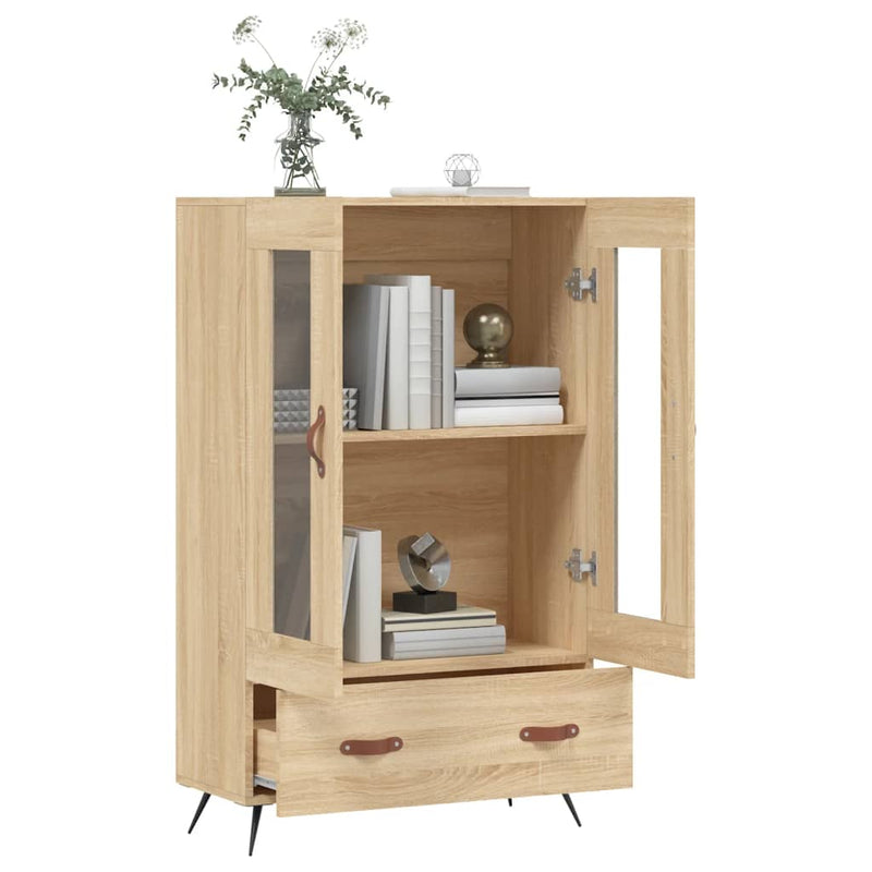 Highboard Sonoma Oak 69.5x31x115 cm Engineered Wood