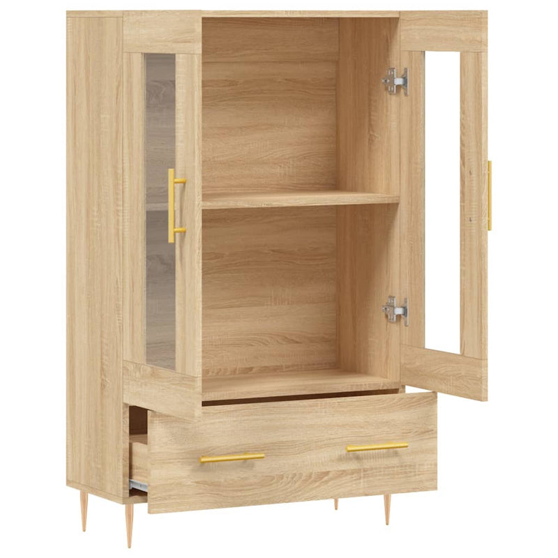 Highboard Sonoma Oak 69.5x31x115 cm Engineered Wood