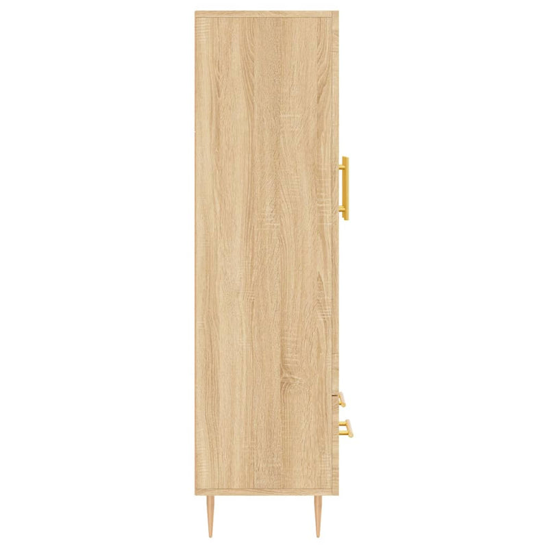 Highboard Sonoma Oak 69.5x31x115 cm Engineered Wood
