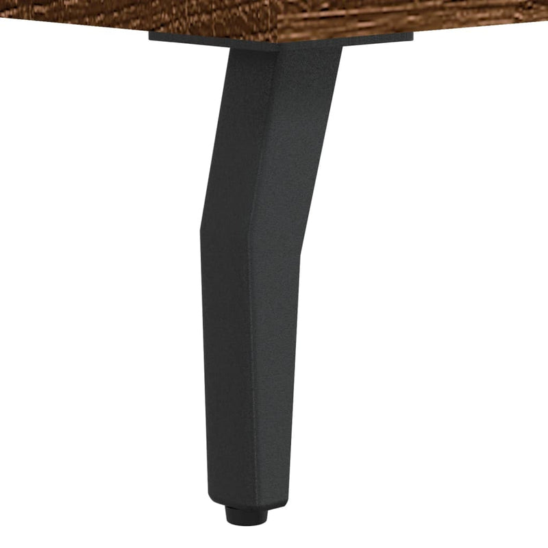 Coffee Tables 2 pcs Brown Oak 50x50x40 cm Engineered Wood