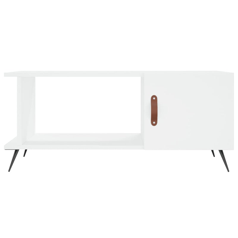 Coffee Table White 90x50x40 cm Engineered Wood
