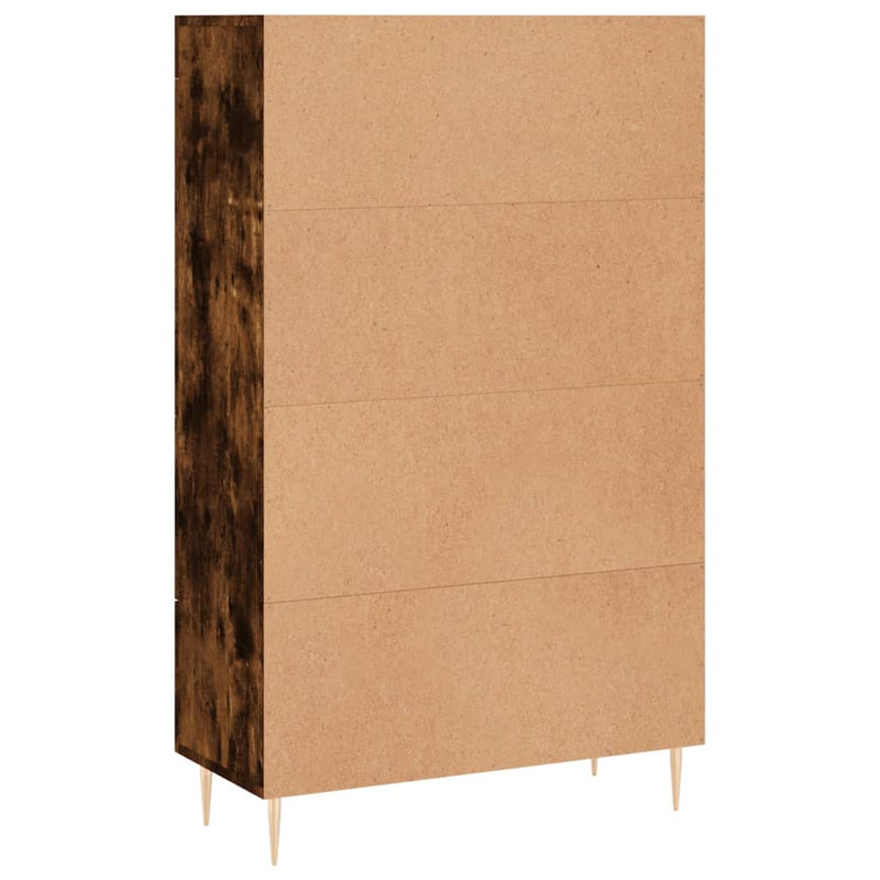 Highboard Smoked Oak 69.5x31x115 cm Engineered Wood