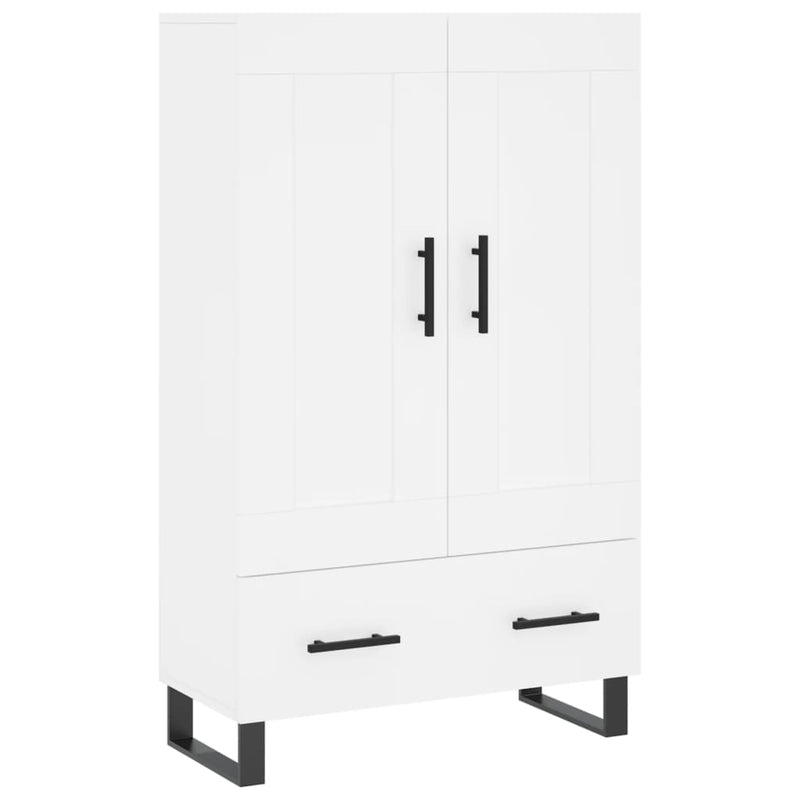 Highboard White 69.5x31x115 cm Engineered Wood