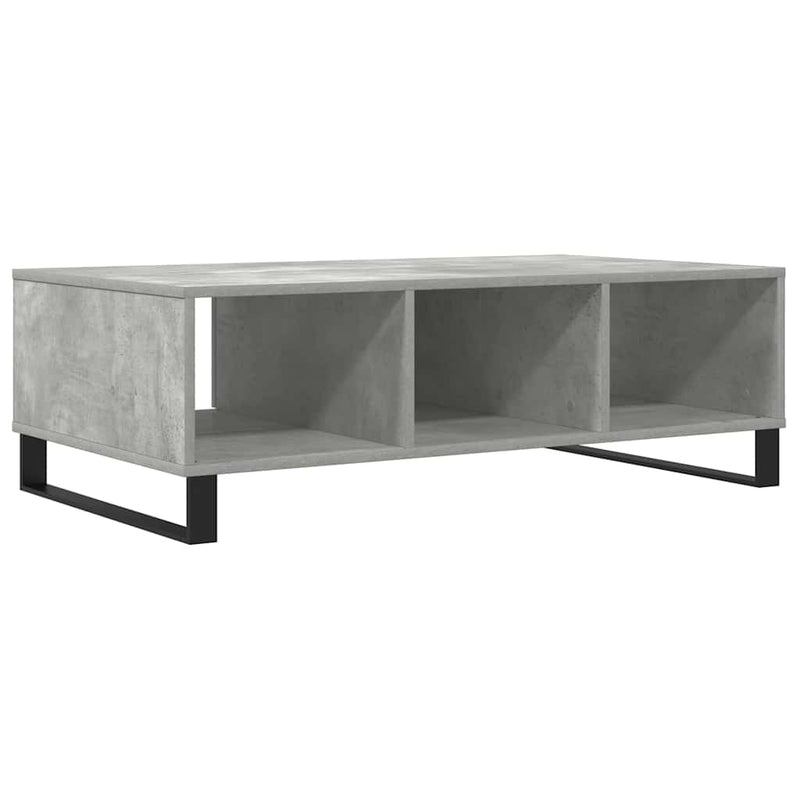 Coffee Table Concrete Grey 104x60x35 cm Engineered Wood
